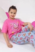 Пижама для девочки Единопончик-2 Виотекс РОЗОВО-ГОЛУБОЙ