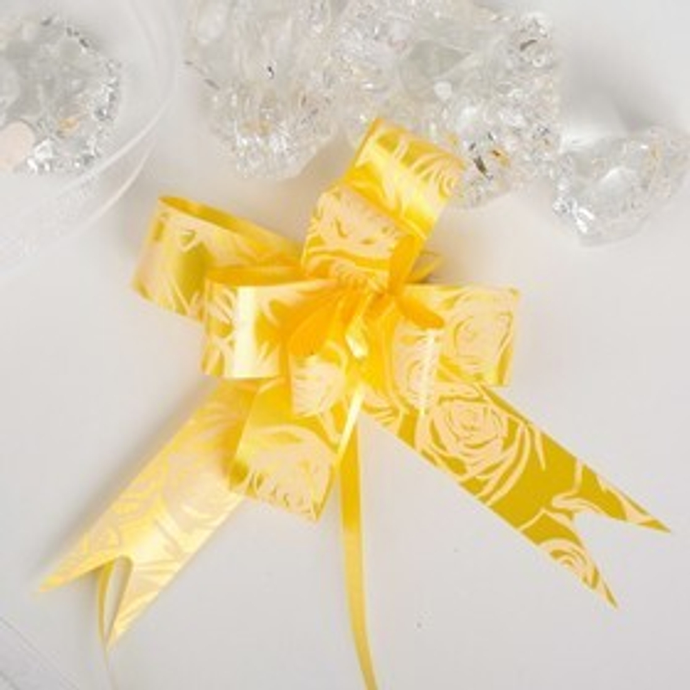 Бант - бабочка №1,8 желтый