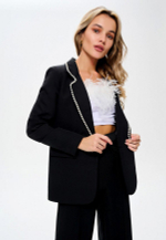 Жакет с жемчугом