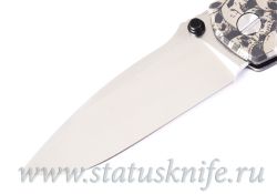 Нож CKF MKAD LORO Skull custom silver one-offфотография - 2