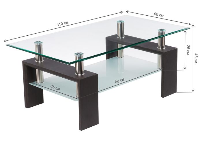 Журнальный стол Woodville CT1-052 wenge 11810