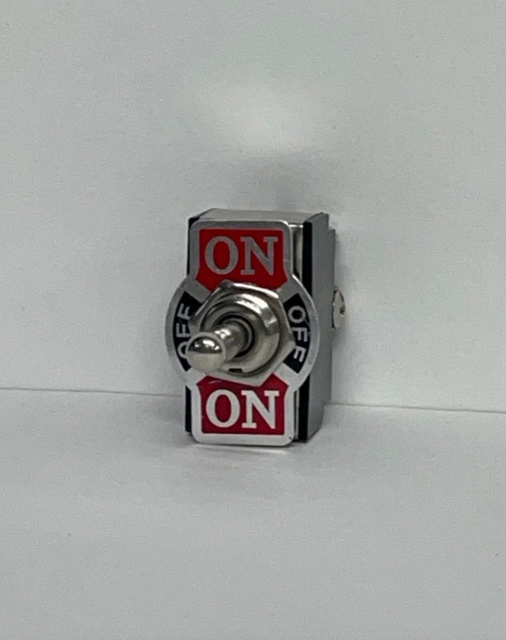 Тумблер (ON-OFF-ON) выключатель в металле на 6 контактов, TG (1 шт.)