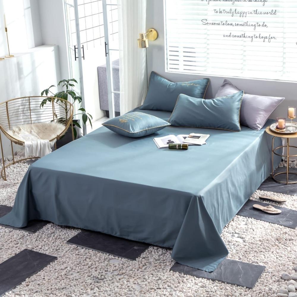 Постельное белье из сатина Морская волна 2-спальное