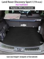 Коврик ЭВА в багажник для Land Rover Discovery Sport I (19-н.в.) рестайлинг