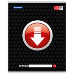 Тетрадь А5, 48 л., BRAUBERG ЭКО, линия, обложка картон, В СЕТИ, 401898, 5шт