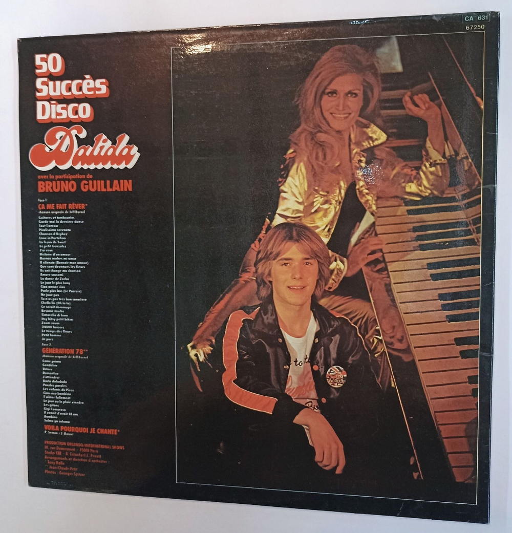 Винтажная виниловая пластинка LP Dalida Ca Me Fait Rever (France 1978)