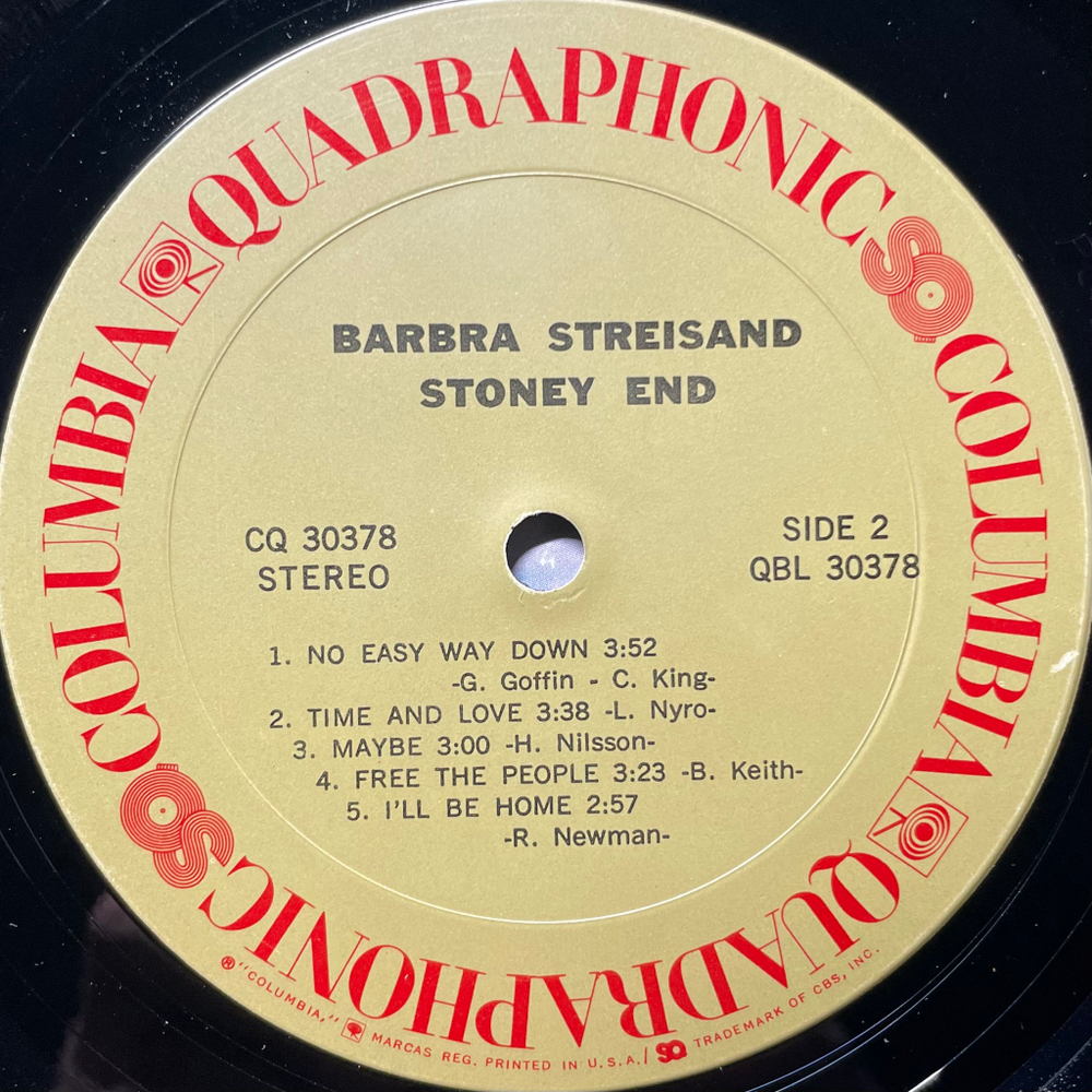 Barbra Streisand ‎– Stoney End (США 1972г.)