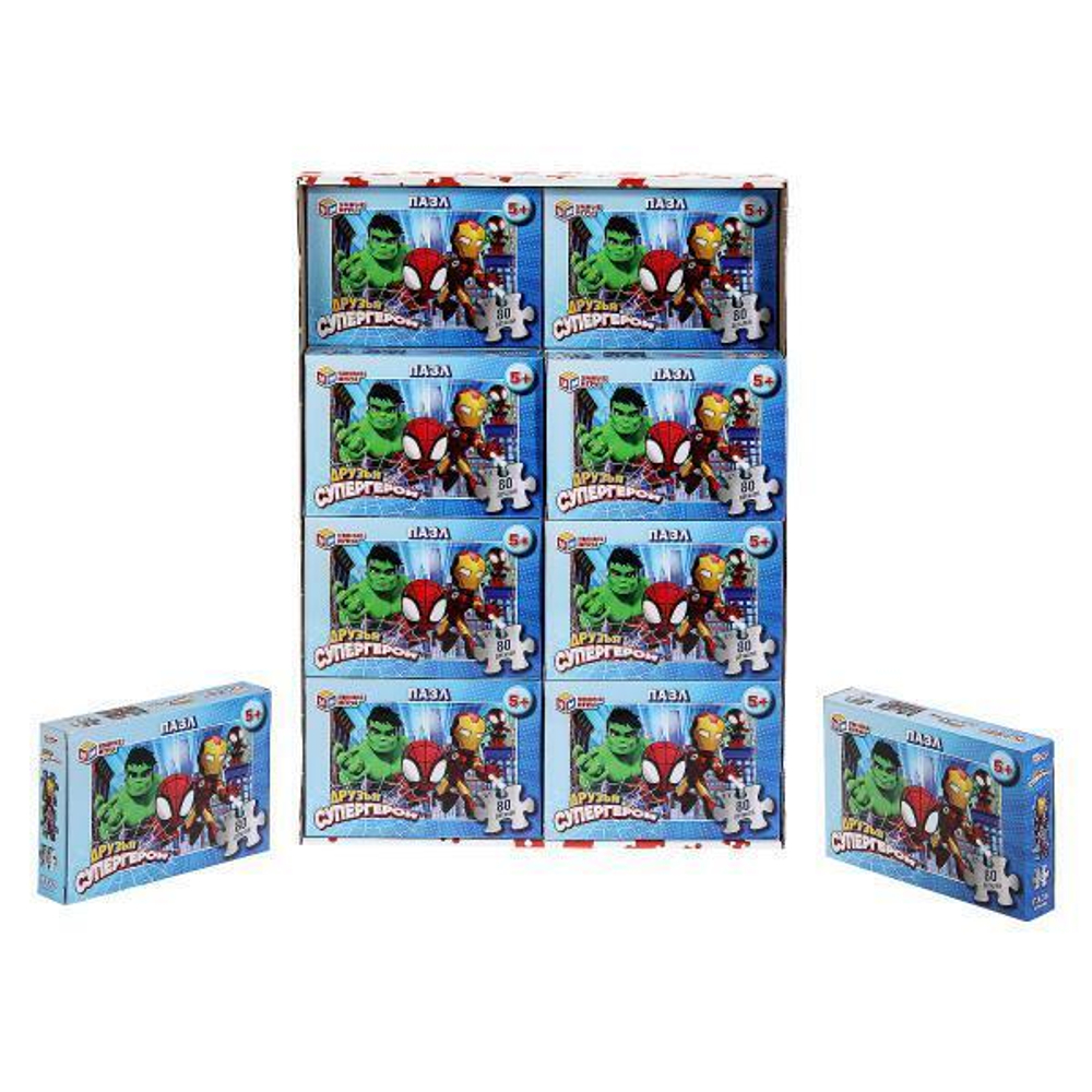 Пазл 80эл. "Друзья Супергерои" 4660254466418 (Умные игры)