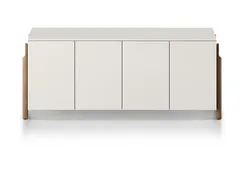 Тумба Basic 4 двери ширина 170 см (молочный)