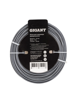 Армированная леска для триммеров 3 мм, 50 м, звезда Gigant G12-0416P