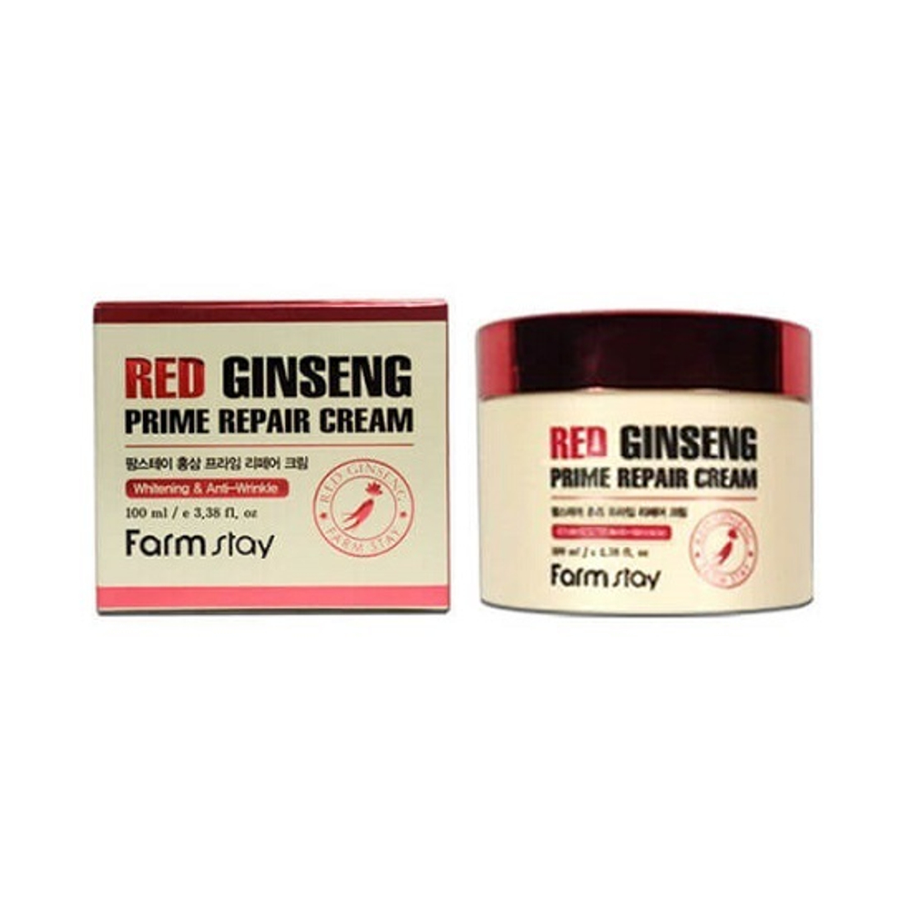 Крем восстанавливающий с экстрактом красного женьшеня FarmStay Red Ginseng Prime Repair Cream 100мл