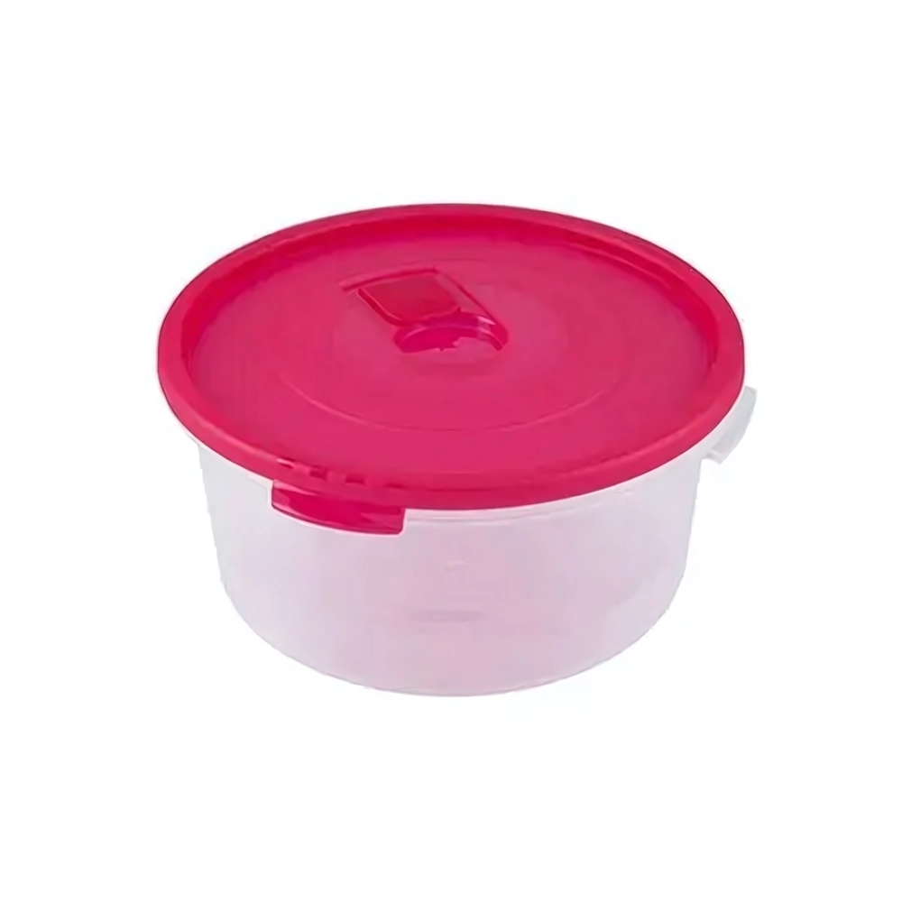 Контейнер для СВЧ 1,6л круглый с клапаном СМАЙЛ