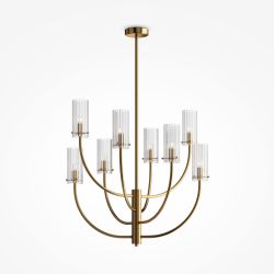 Люстра на штанге Maytoni Arco MOD223PL-08BS