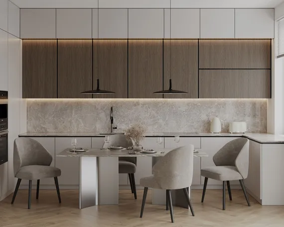 Обеденный стол Selenia 200х100 см, белая керамика