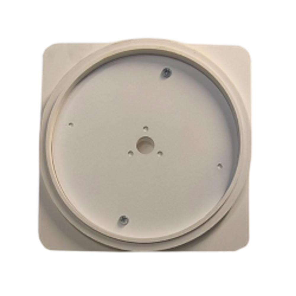 Платформа теневая круглая одинарная под светильник HANDY 28W белая 175х175х2мм