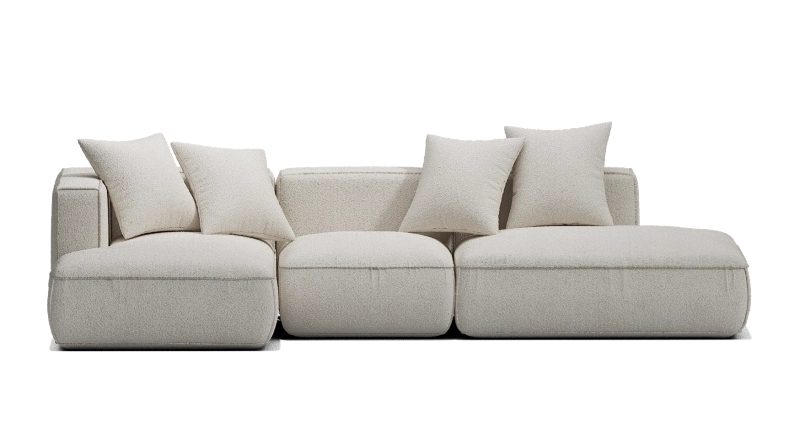 Угловой диван Аллюр с оттоманкой