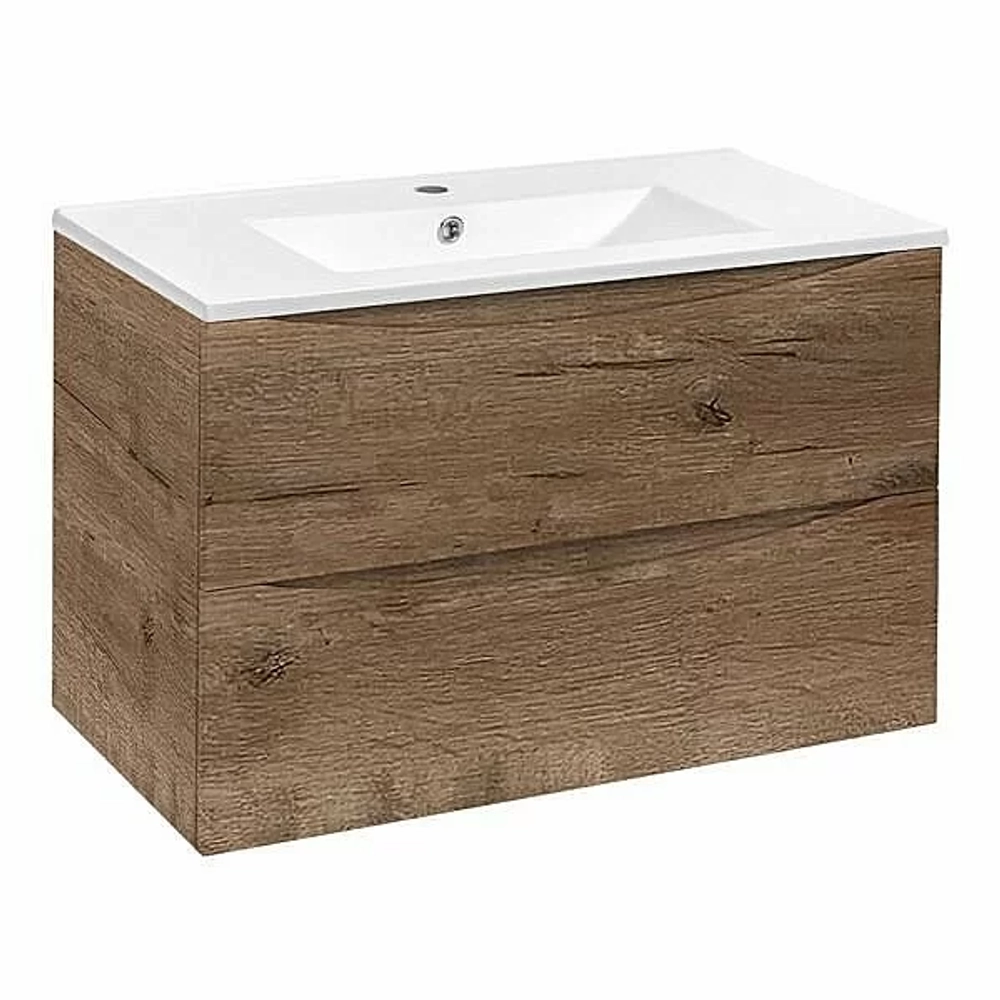 Тумба с раковиной Vincea Mia VMC-2MC800VO + VBS-13980 800 V.Oak