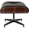 Кресло с оттоманкой Eames Lounge Black Premium U.S. Version