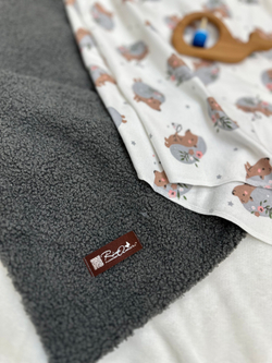 Пеленка Лесной ёжик фланель 90*130 RinaAmari