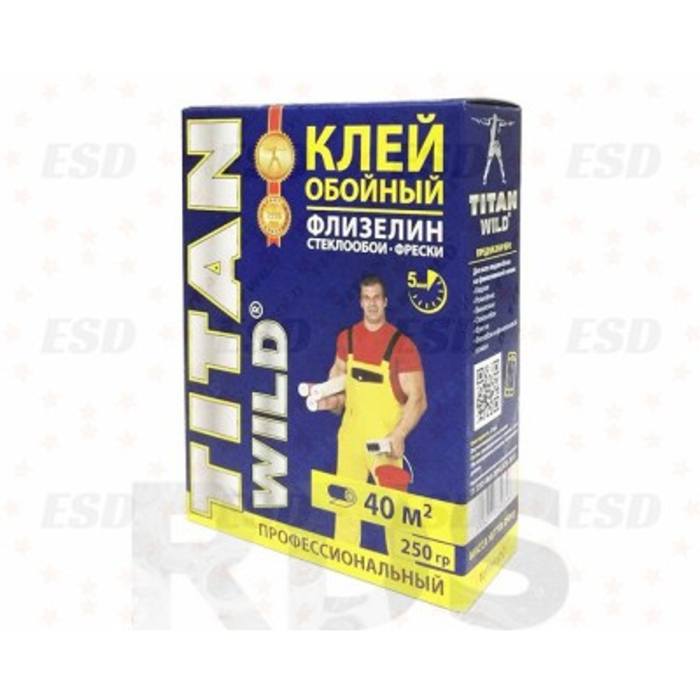 Клей обойный флизелиновый 250 с/и (250гр), Titan wild