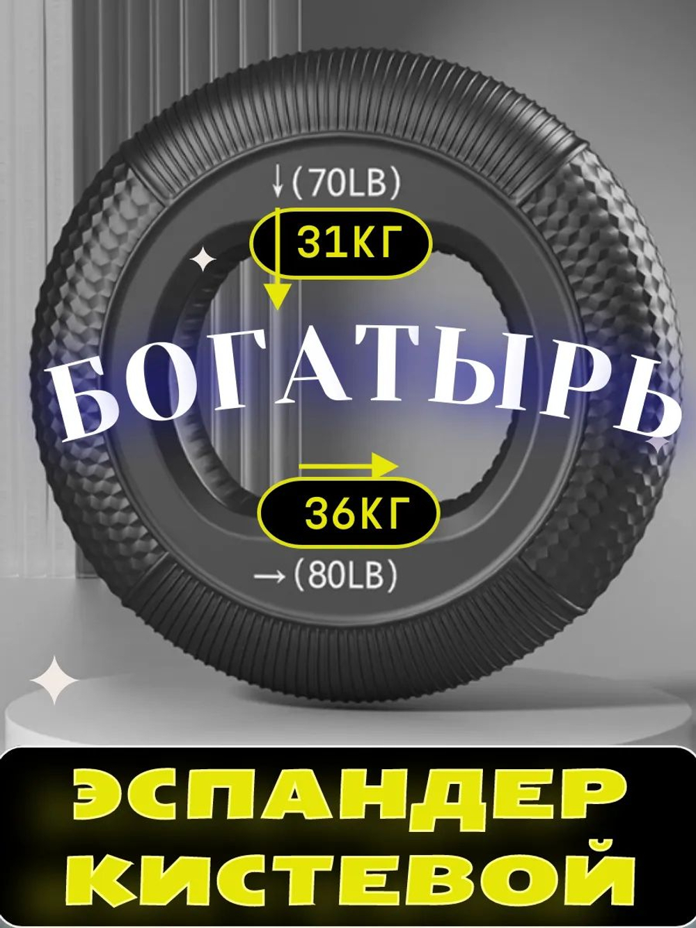 Эспандер кистевой с переменной нагрузкой 31 - 36кг