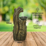 Фонтан уличный пень Dw-fontain/dwf 45х45х100см