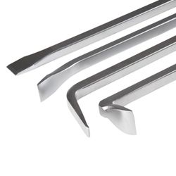 KING TONY (9TK024) Набор слесарных монтировок 625-920 мм, пластиковая рукоятка, 4 предмета