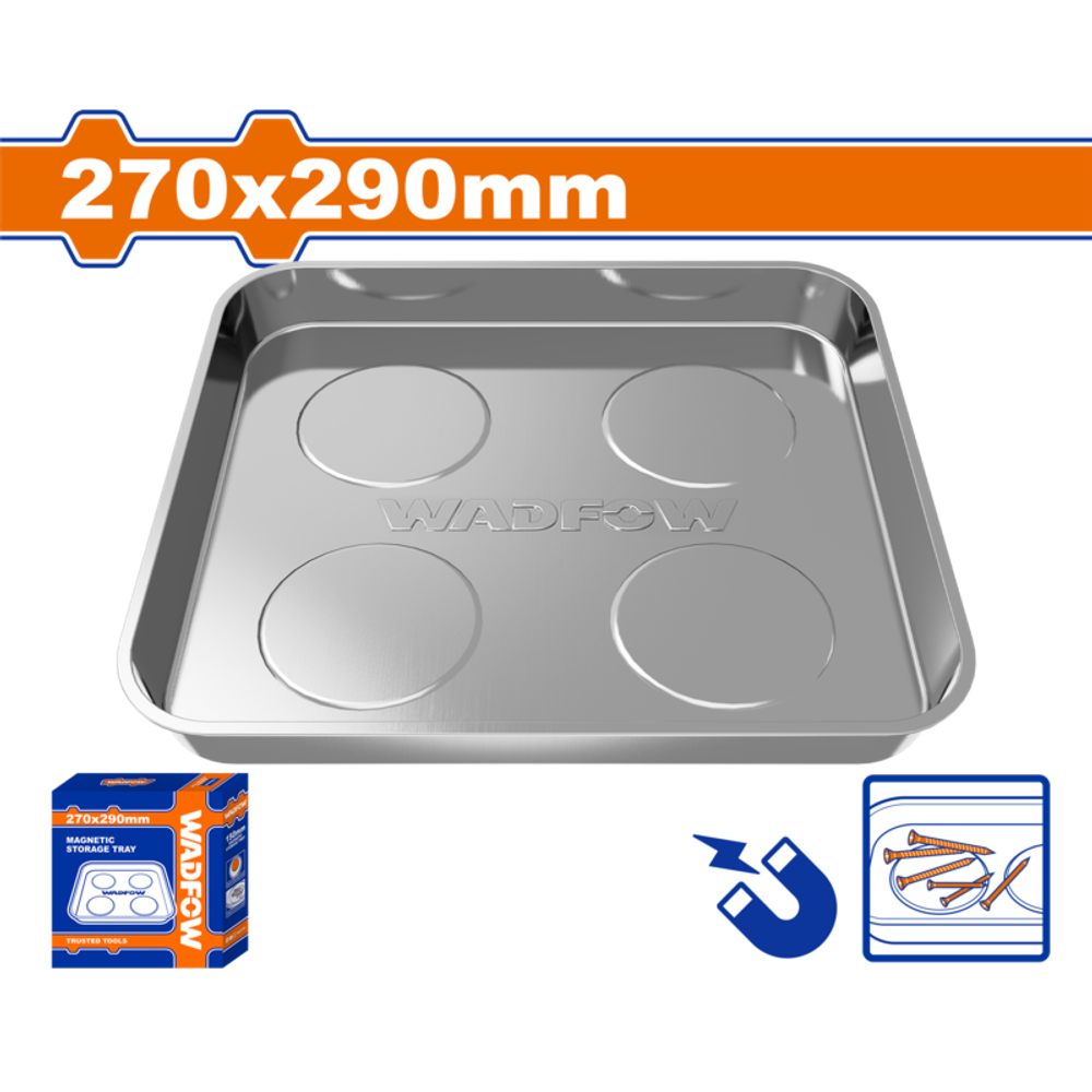 Лоток магнитный 270х290 мм (6/12) WADFOW WMC6004