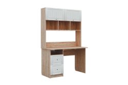 Стол "Богуслава" М-6 (дуб баррик светлый/крем брюле)