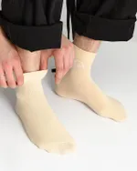 Носки Anteater Low Socks Logo Бежевые