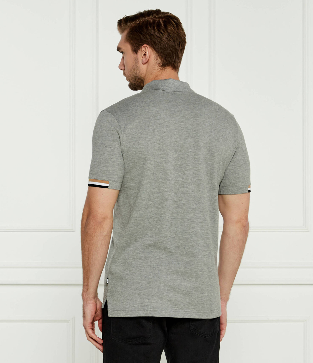 Поло Parlay 147 BOSS BLACK - серый(50467113)