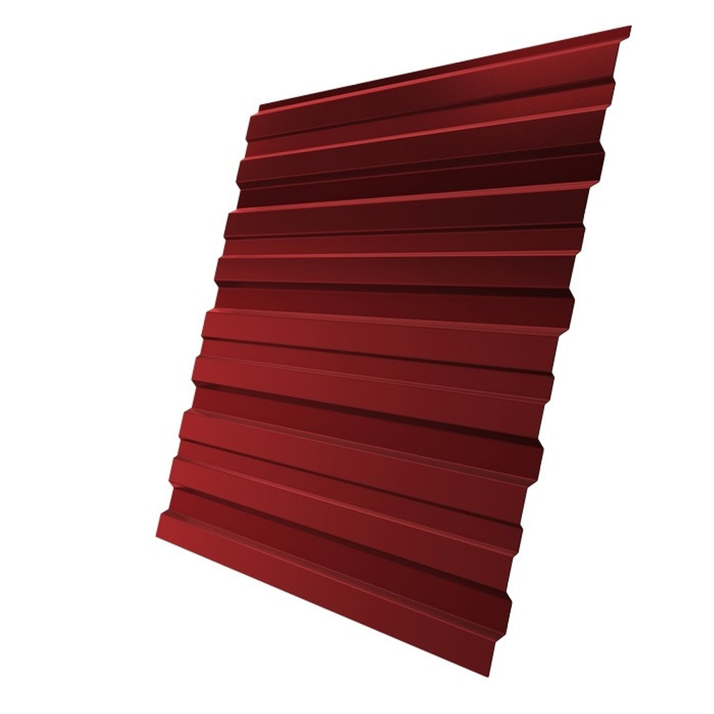Профнастил С10 Grand Line Optima Satin 0,5 мм RAL 3011 коричнево-красный
