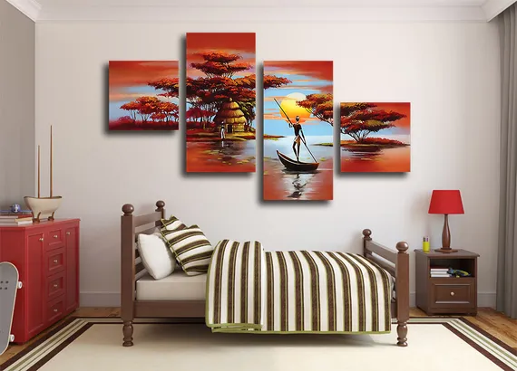 Модульная картина "Африканская мечта"