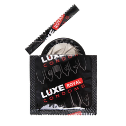 Презервативы черного цвета Luxe Royal Black Collection
