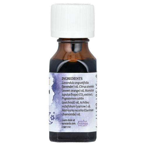 Aura Cacia, Смесь чистых эфирных масел, зелье для подушек, 15 мл (0,5 жидк. унц.)
