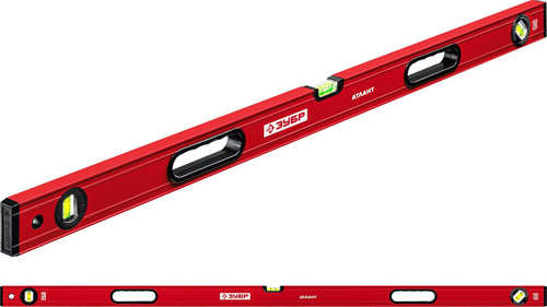 ЗУБР АТЛАНТ 1500 мм, уровень с мощным профилем