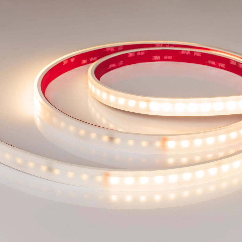 Светодиодная лента герметичная DMX-PS-A96-14mm 24V Warm2700-PX12 (14 W/m, IP67, 5m) (Arlight, CRI>90) 058178