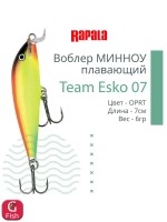 Воблер Team Esko 07, 7см, 6гр, цвет YETA