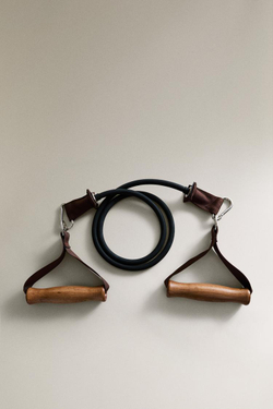 ZARA HOME ДЕРЕВЯННЫЙ ПОДВЕСНОЙ РЕМЕНЬ, КОРИЧНЕВЫЙ