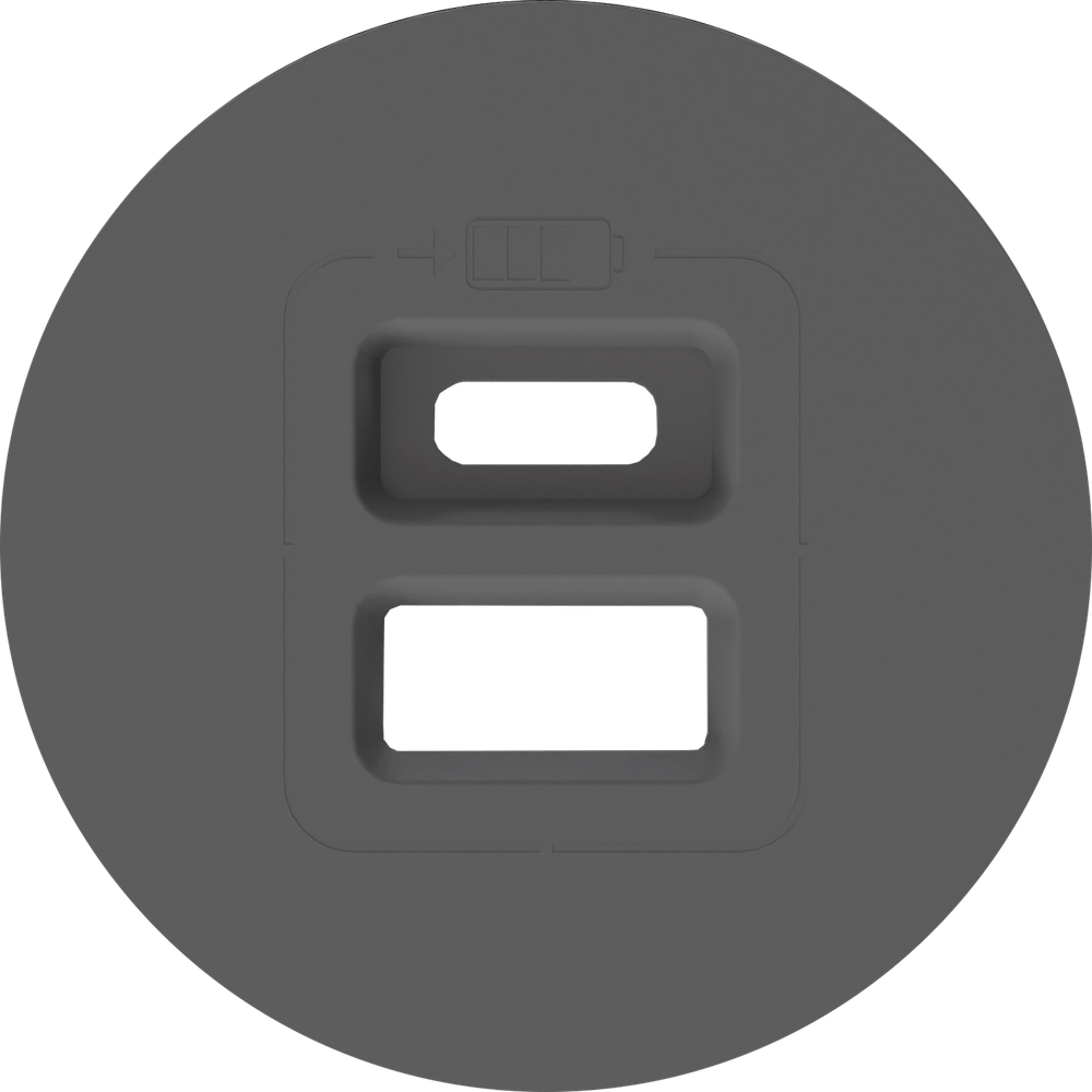 Накладка для розеток USB,  матовый шоколад,  серия D16