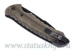 Нож SOG Kiku Folder Large Black KU 1012фотография - 9