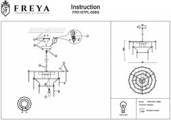 Подвесная люстра Freya Sophia FR5197PL-05BS