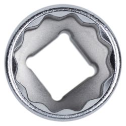 KING TONY (333017M) Головка торцевая стандартная двенадцатигранная 3/8", 17 мм