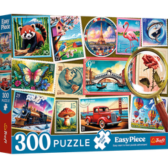Pazl \ Puzzle \ Пазлы Puzzles - "300 EasyPiece" - Postage stamps