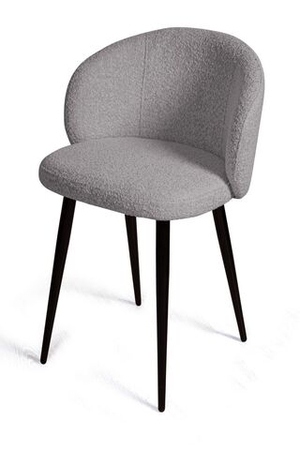 Стул Vito высокий, букле серый / опора конус
