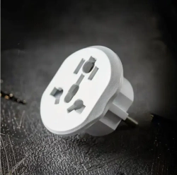 Евро переходник на все виды розеток / Сетевой адаптер UK/US/CN к обычной российской (европейской) розетке 1 шт