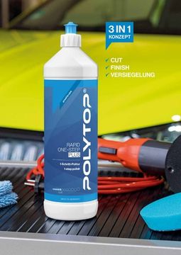 POLYTOP Rapid One-Step Plus - Универсальная 3в1 полировальная паста, 1L
