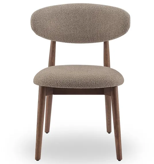 Стул Holmes, бежевый, ножки орех