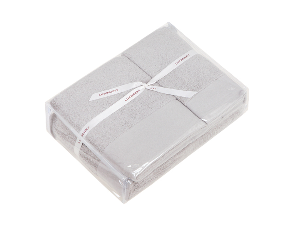 Полотенце 30х50 Luxberry Basic светло-серое