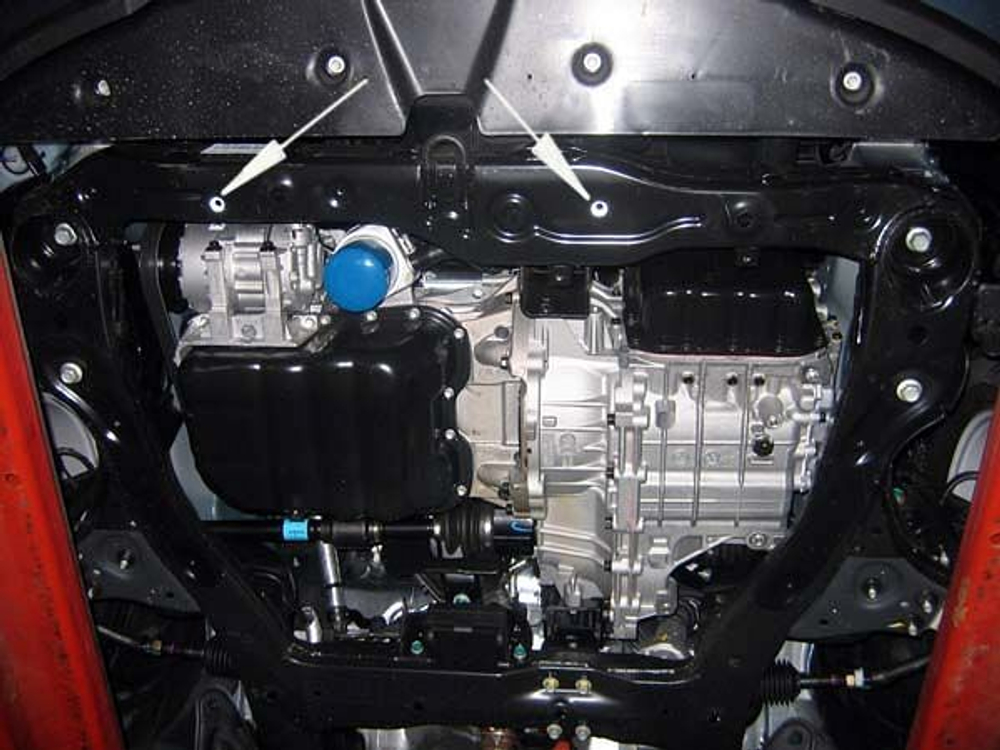 Защита картера и КПП Sheriff для Hyundai Grandeur IV (TG) 2005-2011 арт.10.0834